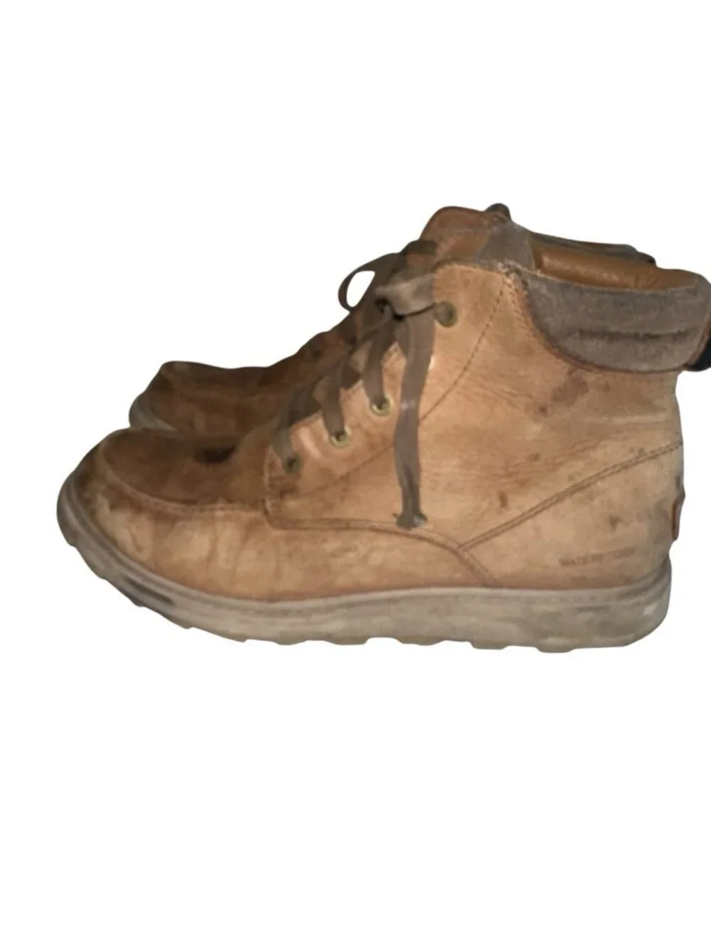 Sorel Madson II Moc Toe Ankle Boots Brown Leather Waterproof Chukka Men’s 9